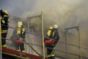 Dachstuhlbrand Koeln Poll Geislarerstr P245